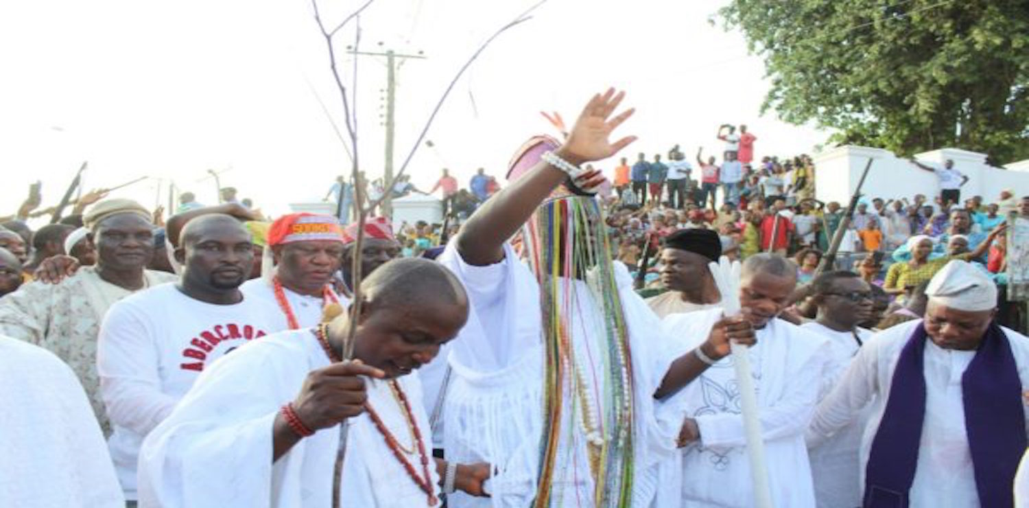 Olojo procession