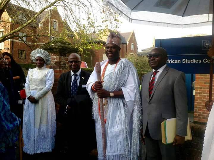 Ooni Signs Education Scholarship with Oxford University