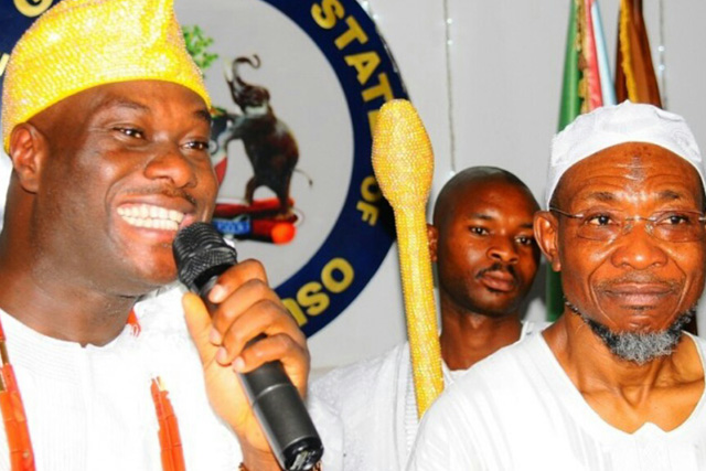 Ooni Ogunwusi Celebrates Governor Aregbesola At 59